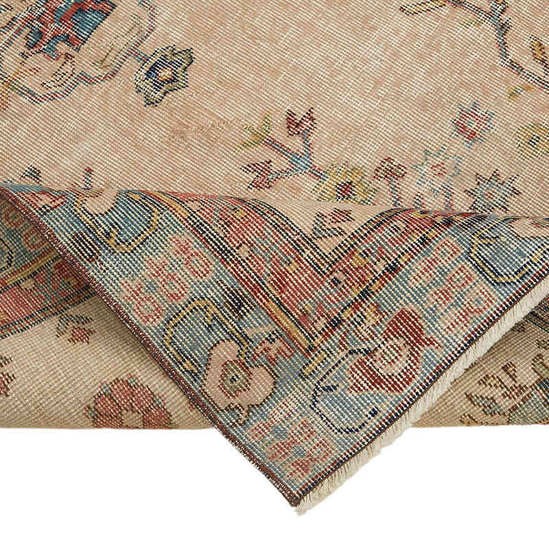 Alfombra Vintage Turca Anudada a Mano - 130 cm x 223 cm - K0082779