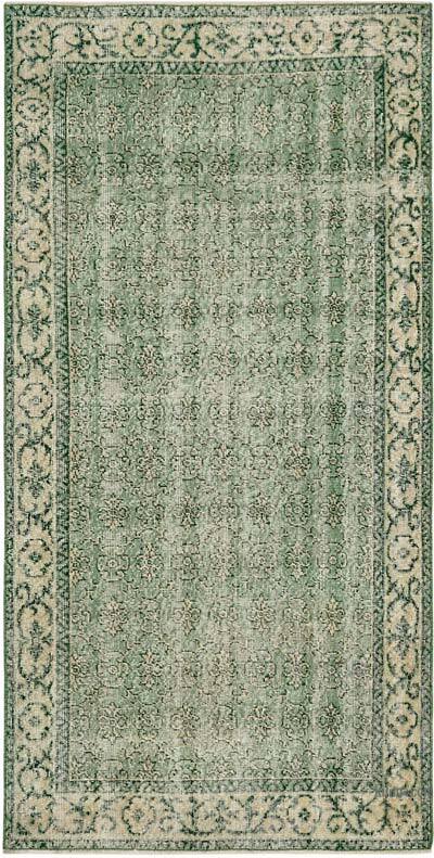 Vintage Turkish Hand-Knotted Rug - 3' 7" x 6' 10" (43" x 82")