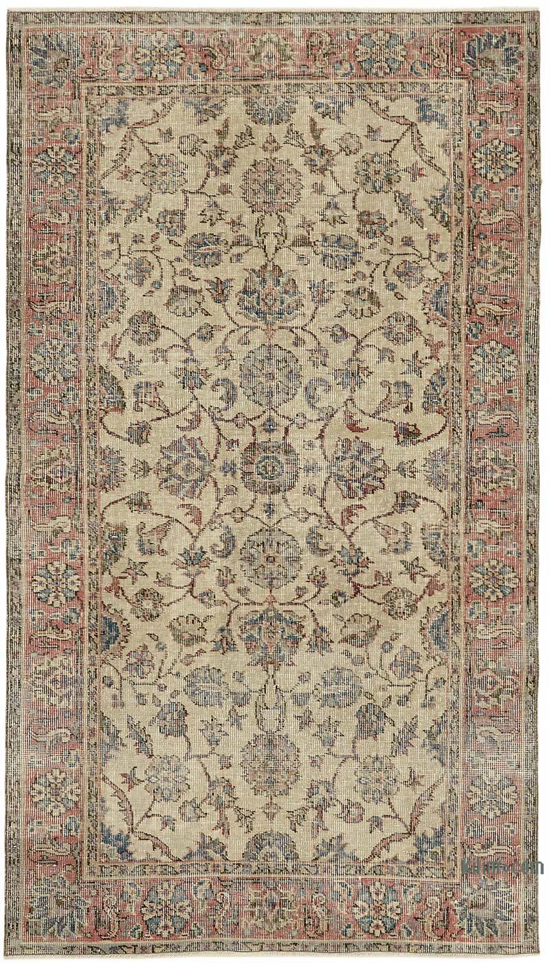 El Dokuma Vintage Halı - 111 cm x 196 cm - K0082781