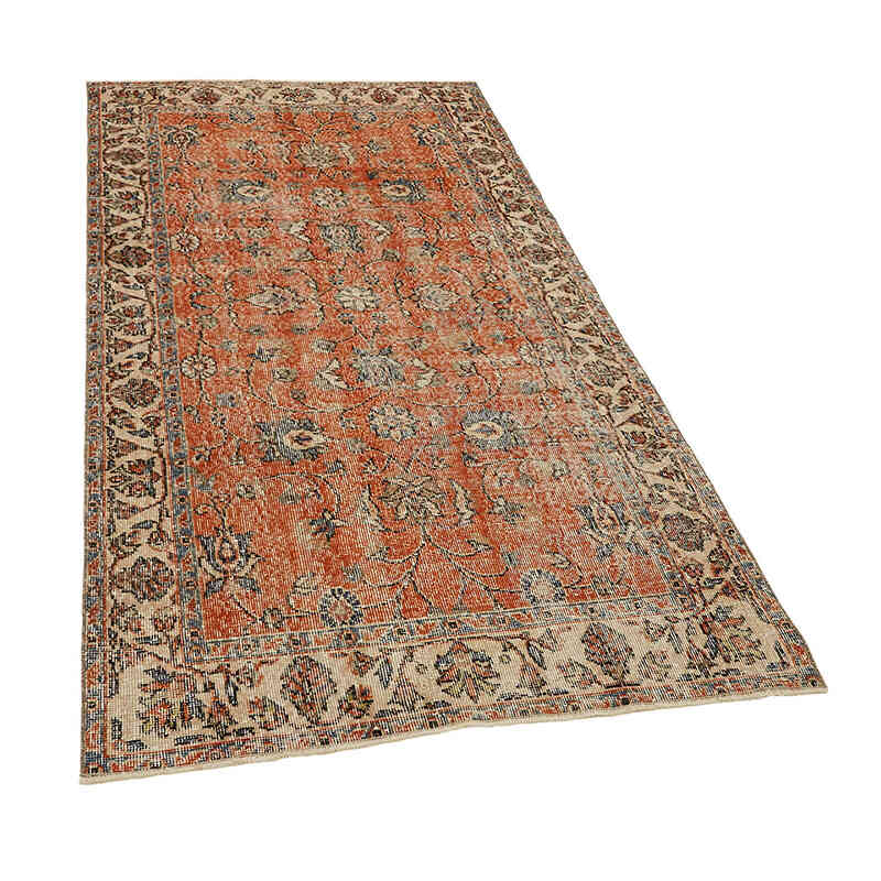 Vintage Turkish Hand-Knotted Rug - 3' 10" x 6' 9" (46" x 81") - K0082782