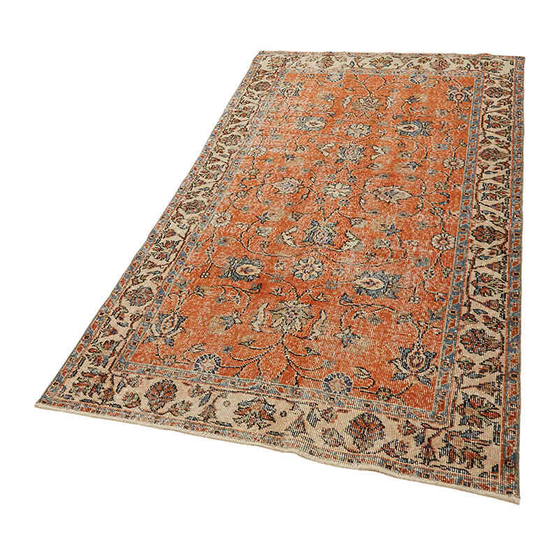 Vintage Turkish Hand-Knotted Rug - 3' 10" x 6' 9" (46" x 81") - K0082782