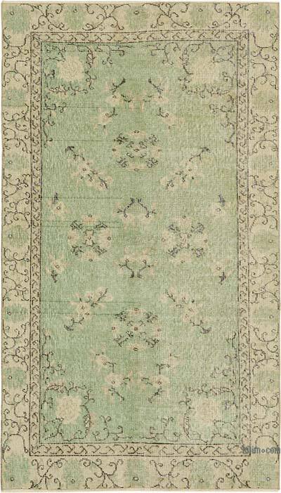 Alfombra Vintage Turca Anudada a Mano - 113 cm x 195 cm