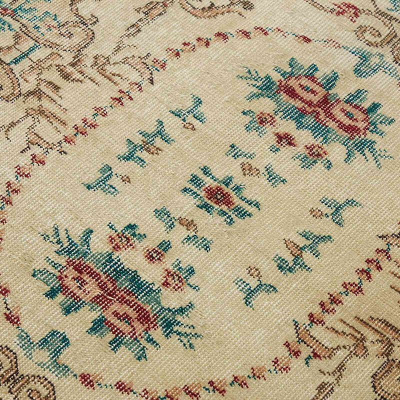 El Dokuma Vintage Halı - 114 cm x 209 cm - K0082784