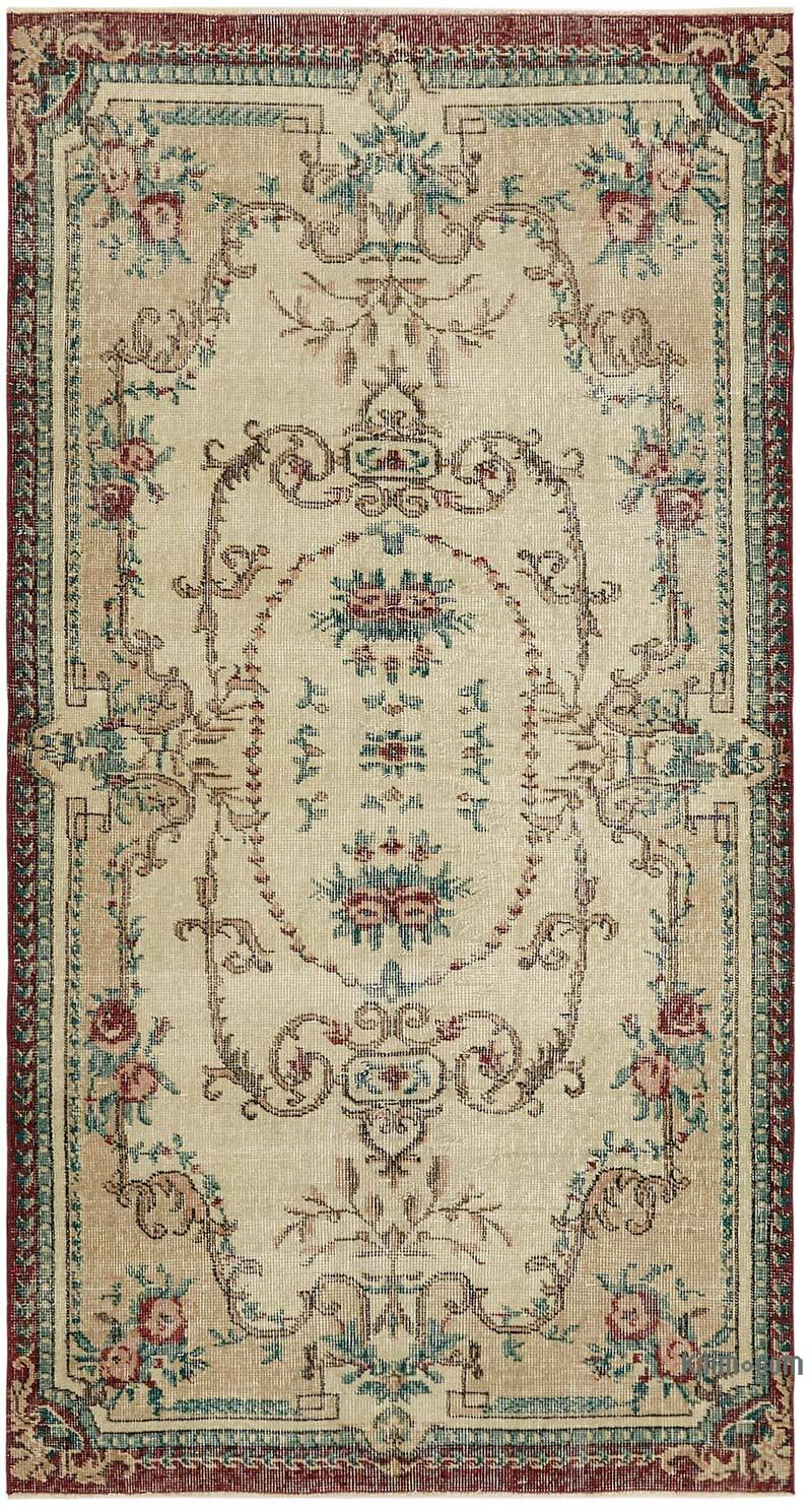 El Dokuma Vintage Halı - 114 cm x 209 cm - K0082784
