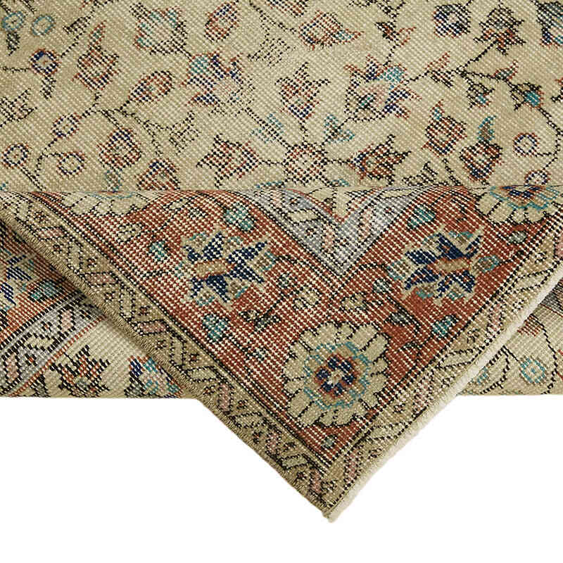 El Dokuma Vintage Halı - 113 cm x 197 cm - K0082785