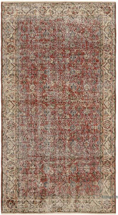 Vintage Turkish Hand-Knotted Rug - 3' 10" x 6' 10" (46" x 82")