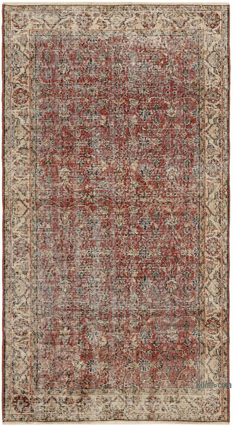 Vintage Turkish Hand-Knotted Rug - 3' 10" x 6' 10" (46" x 82") - K0082787