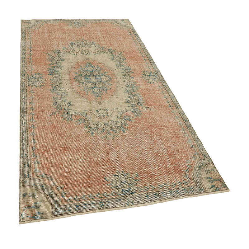 Vintage Turkish Hand-Knotted Rug - 3' 10" x 7' 4" (46" x 88") - K0082788