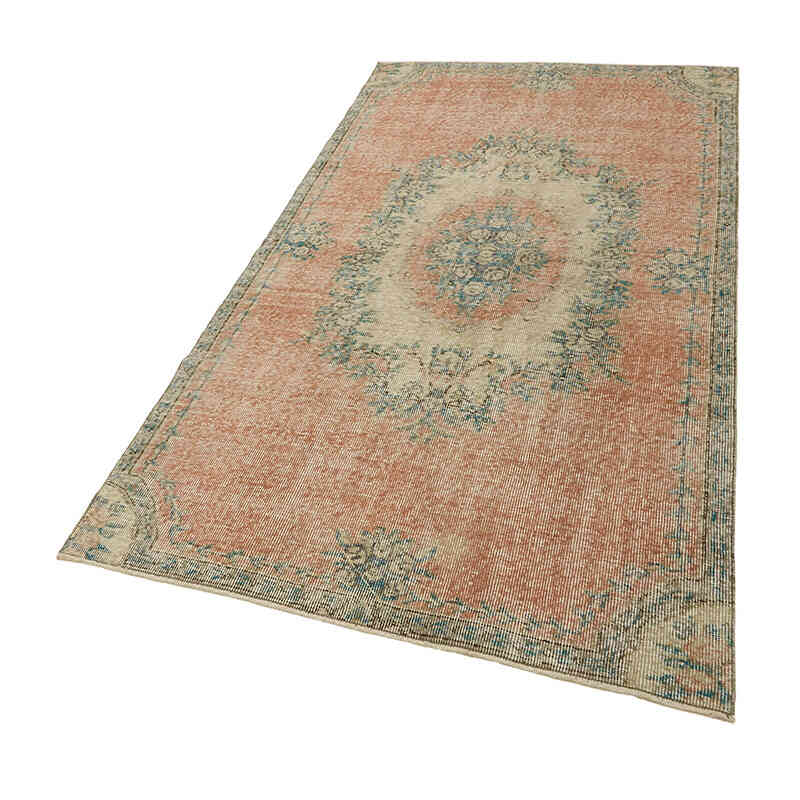 Vintage Turkish Hand-Knotted Rug - 3' 10" x 7' 4" (46" x 88") - K0082788