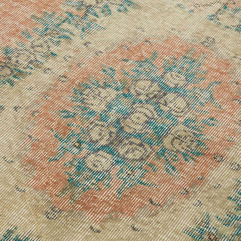 Vintage Turkish Hand-Knotted Rug - 3' 10" x 7' 4" (46" x 88") - K0082788