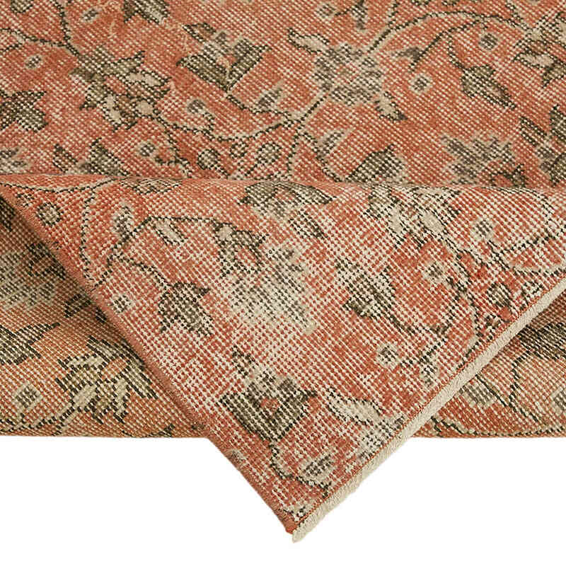 Alfombra Vintage Turca Anudada a Mano - 107 cm x 204 cm - K0082789