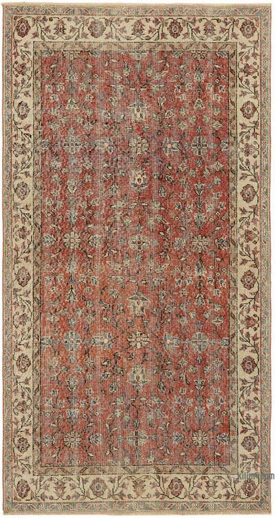 Vintage Turkish Hand-Knotted Rug - 3' 8" x 6' 8" (44" x 80")