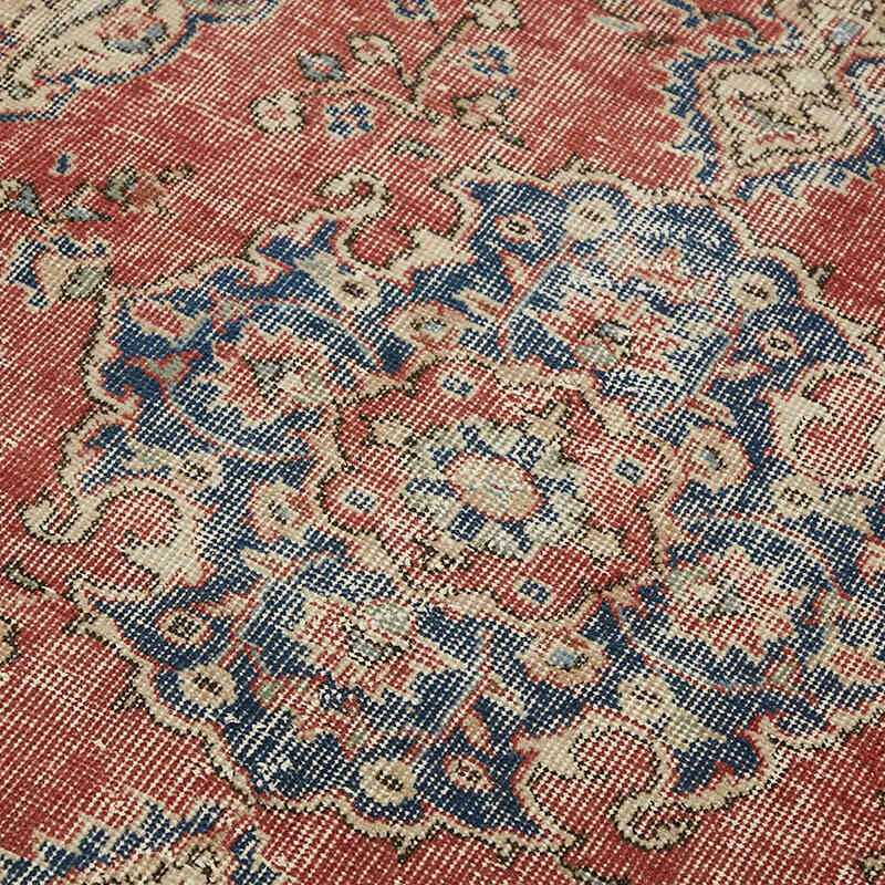 Alfombra Vintage Turca Anudada a Mano - 114 cm x 199 cm - K0082793