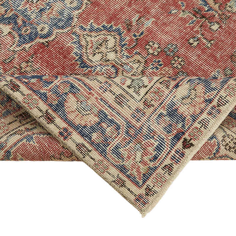 Alfombra Vintage Turca Anudada a Mano - 114 cm x 199 cm - K0082793