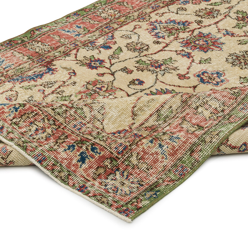 Vintage Turkish Hand-Knotted Rug - 3' 9" x 6' 9" (45" x 81") - K0082794