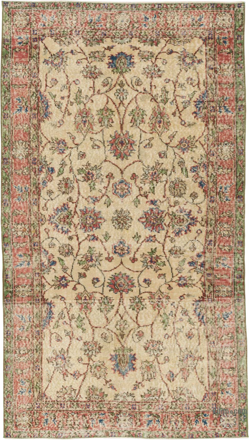 Vintage Turkish Hand-Knotted Rug - 3' 9" x 6' 9" (45" x 81") - K0082794