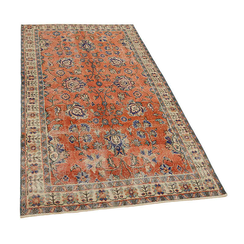 El Dokuma Vintage Halı - 115 cm x 210 cm - K0082795
