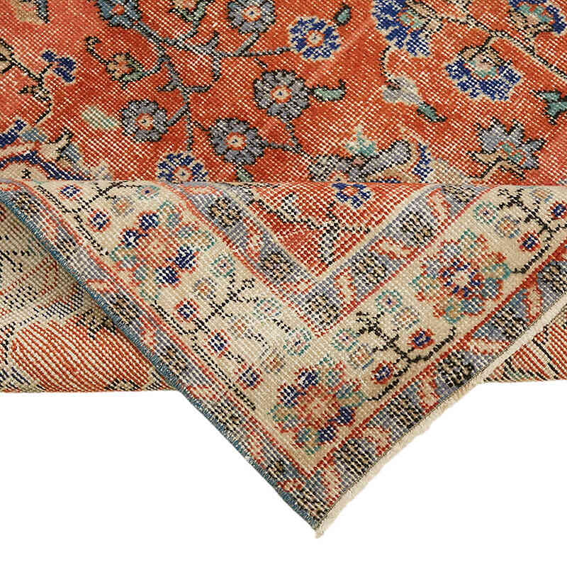 El Dokuma Vintage Halı - 115 cm x 210 cm - K0082795