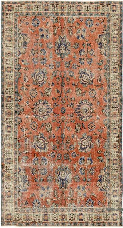Vintage Turkish Hand-Knotted Rug - 3' 9" x 6' 11" (45" x 83")