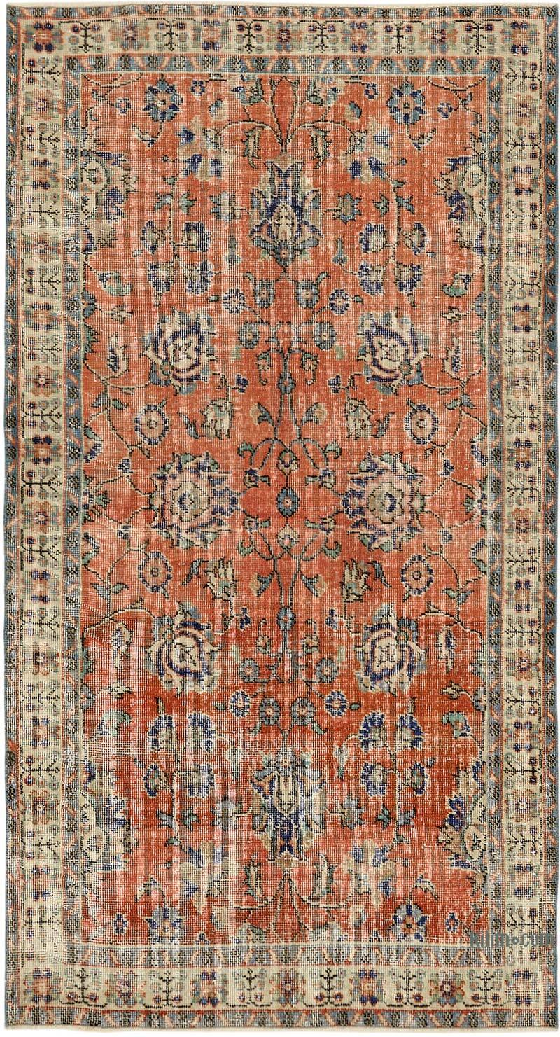 El Dokuma Vintage Halı - 115 cm x 210 cm - K0082795