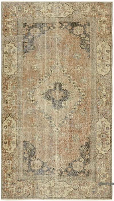 Alfombra Vintage Turca Anudada a Mano - 117 cm x 207 cm