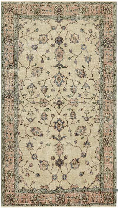 El Dokuma Vintage Halı - 111 cm x 190 cm