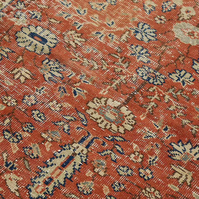 El Dokuma Vintage Halı - 116 cm x 183 cm - K0082800