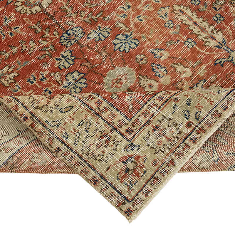 El Dokuma Vintage Halı - 116 cm x 183 cm - K0082800