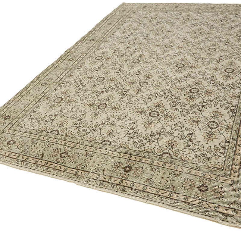 El Dokuma Vintage Halı - 214 cm x 325 cm - K0082806