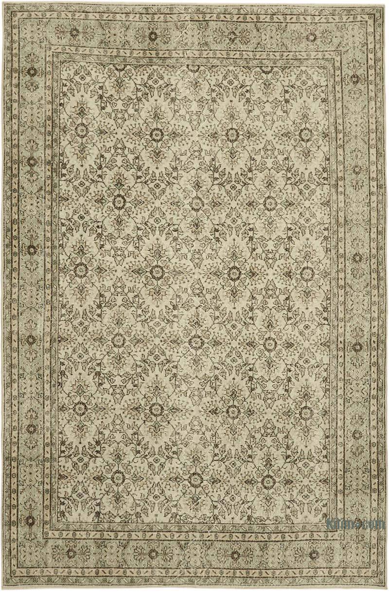 El Dokuma Vintage Halı - 214 cm x 325 cm - K0082806
