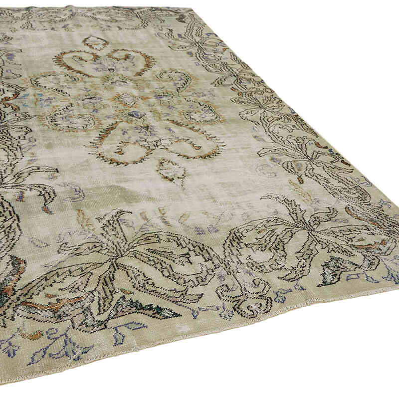 Alfombra Vintage Turca Anudada a Mano - 215 cm x 325 cm - K0082807
