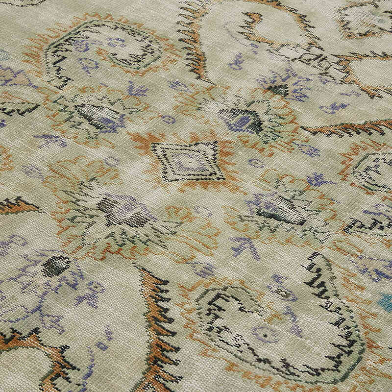 Alfombra Vintage Turca Anudada a Mano - 215 cm x 325 cm - K0082807