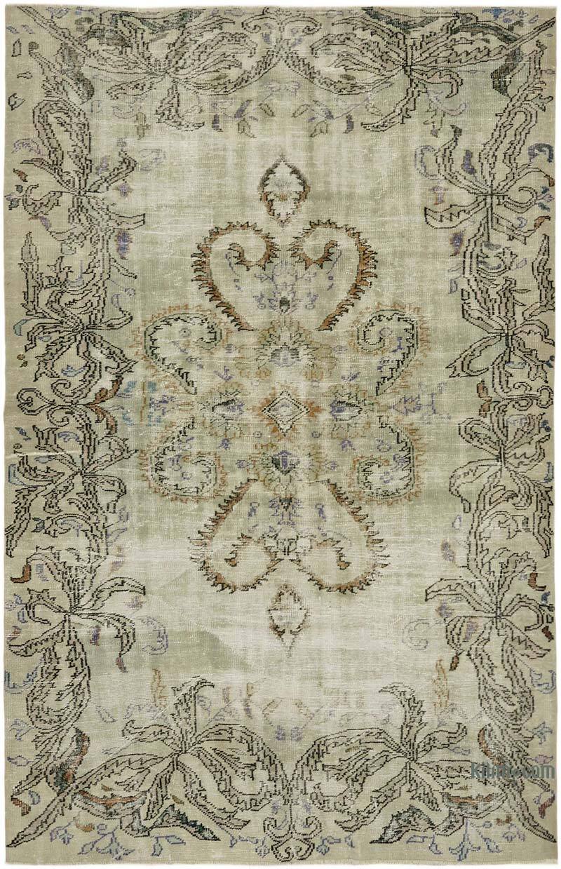 Alfombra Vintage Turca Anudada a Mano - 215 cm x 325 cm - K0082807