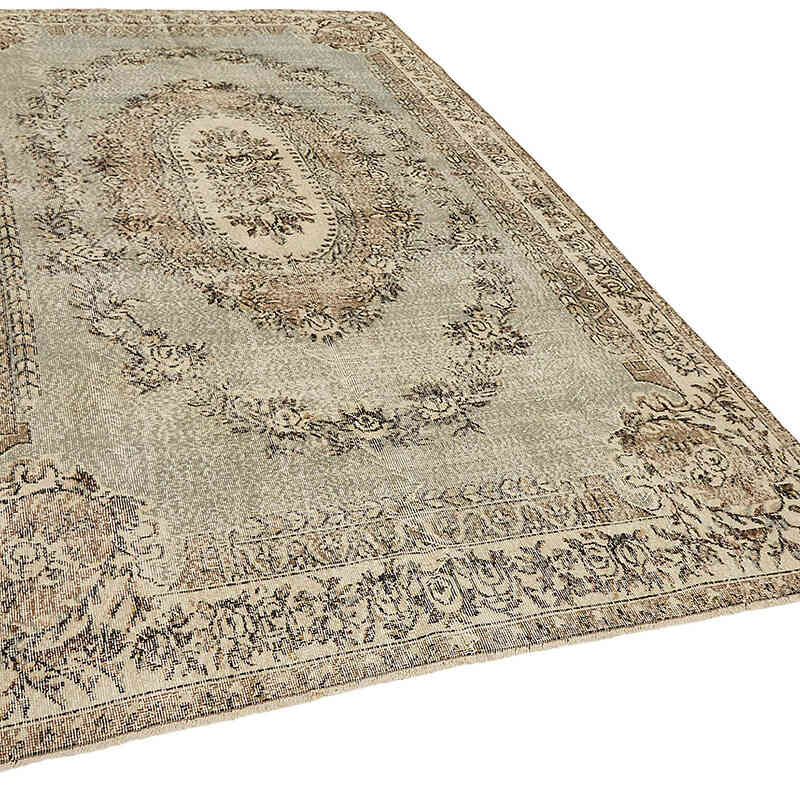 El Dokuma Vintage Halı - 204 cm x 328 cm - K0082816