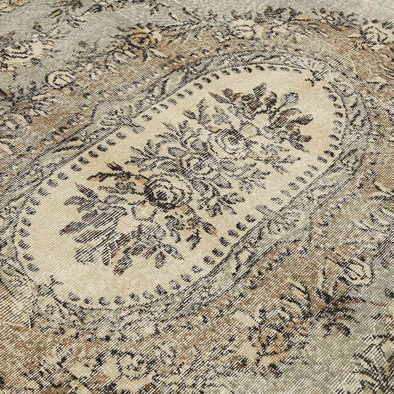 El Dokuma Vintage Halı - 204 cm x 328 cm - K0082816