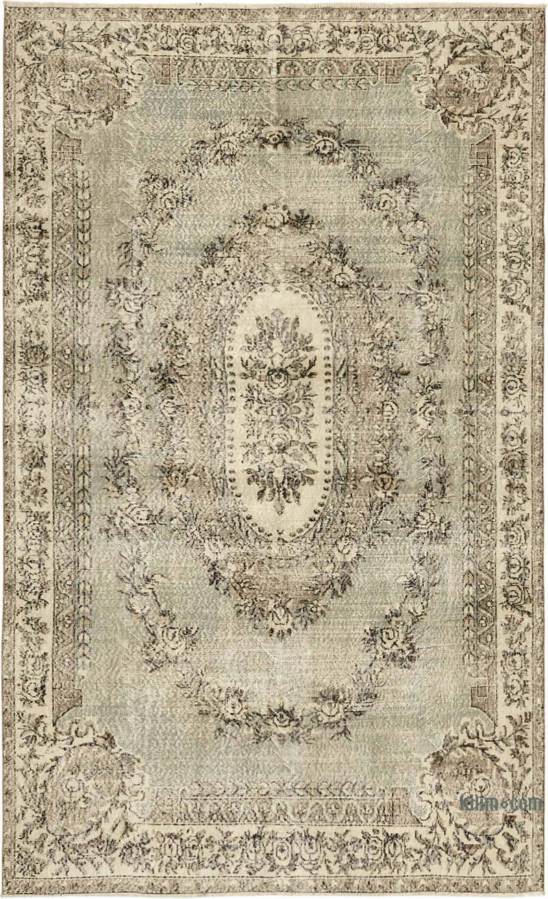 El Dokuma Vintage Halı - 204 cm x 328 cm - K0082816