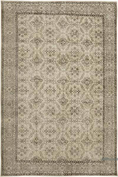 Vintage Turkish Hand-Knotted Rug - 7'  x 10' 5" (84" x 125")