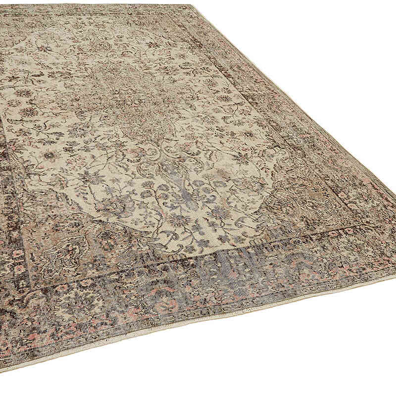 Alfombra Vintage Turca Anudada a Mano - 210 cm x 310 cm - K0082821