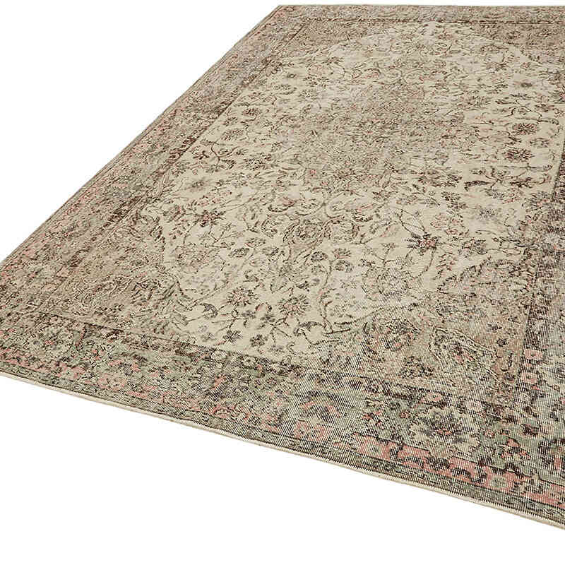 Alfombra Vintage Turca Anudada a Mano - 210 cm x 310 cm - K0082821