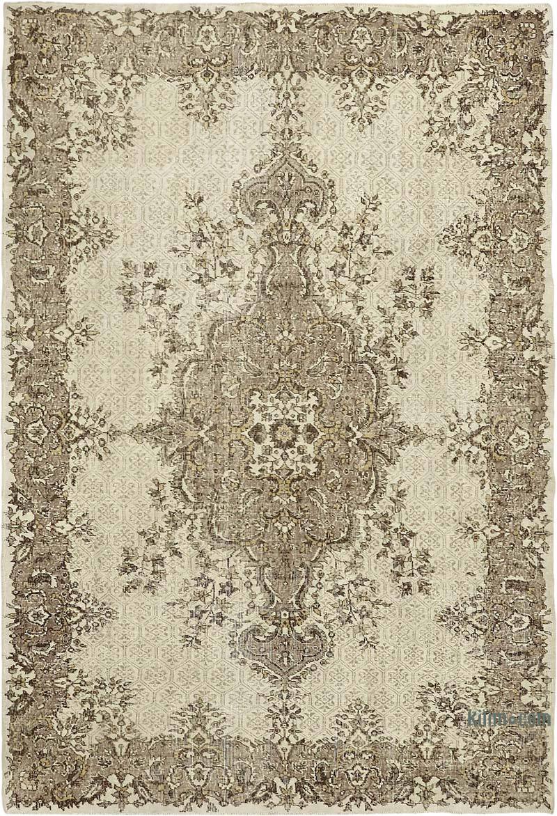 El Dokuma Vintage Halı - 220 cm x 315 cm - K0082826