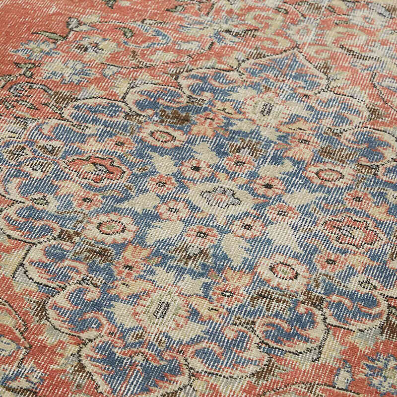 Vintage Turkish Hand-Knotted Rug - 6' 7" x 10' 9" (79" x 129") - K0082828