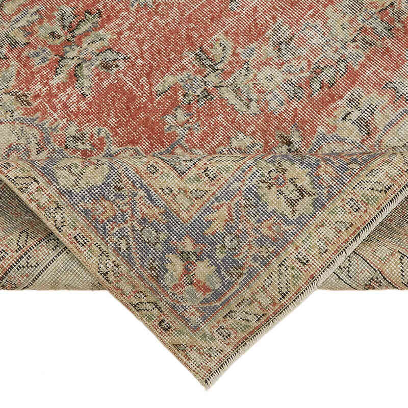 Vintage Turkish Hand-Knotted Rug - 6' 7" x 10' 9" (79" x 129") - K0082828