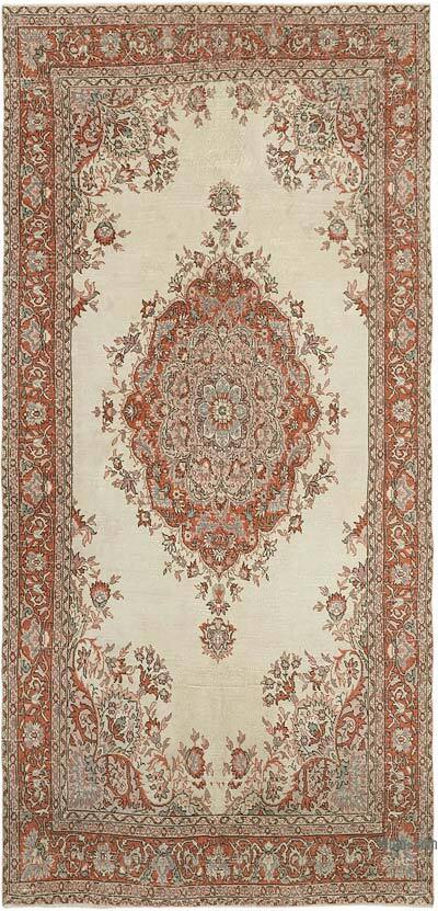 El Dokuma Vintage Halı - 187 cm x 385 cm