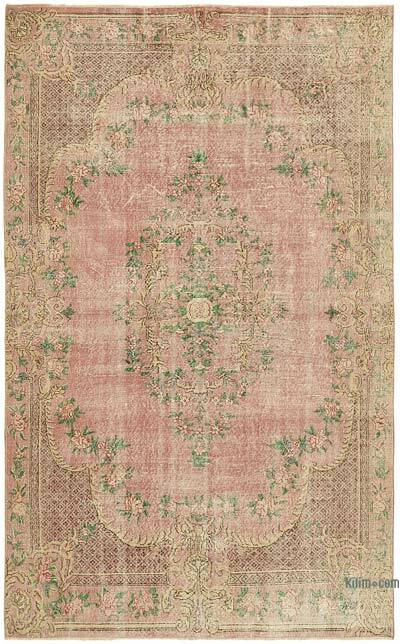Vintage Turkish Hand-Knotted Rug - 6' 8" x 10' 8" (80" x 128")