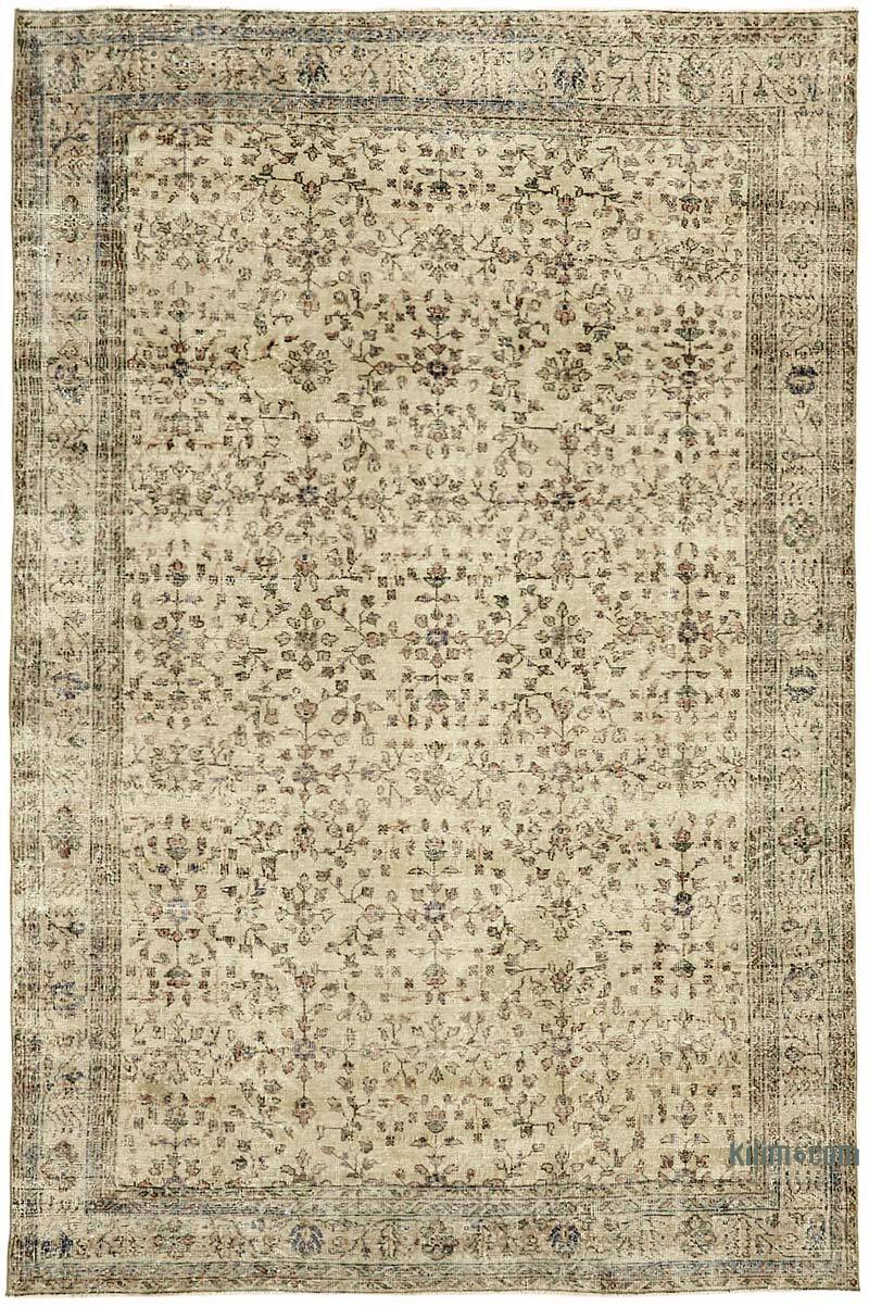 El Dokuma Vintage Halı - 208 cm x 314 cm - K0082832