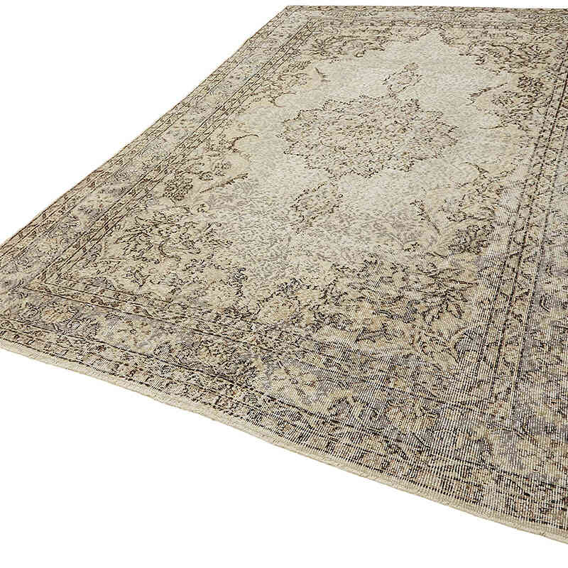 Alfombra Vintage Turca Anudada a Mano - 210 cm x 313 cm - K0082833