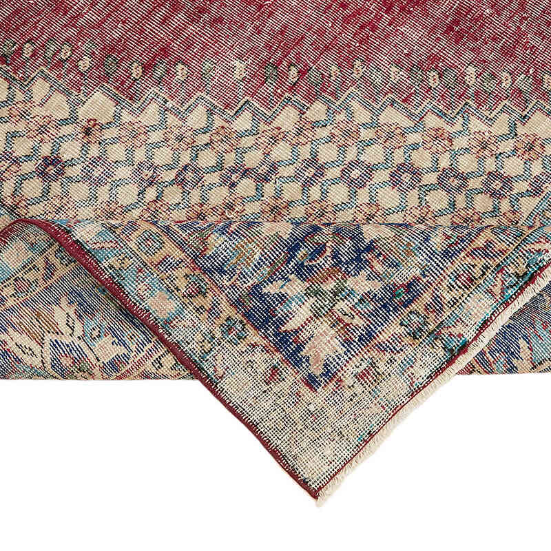 Vintage Turkish Hand-Knotted Rug - 6' 11" x 10' 8" (83" x 128") - K0082834