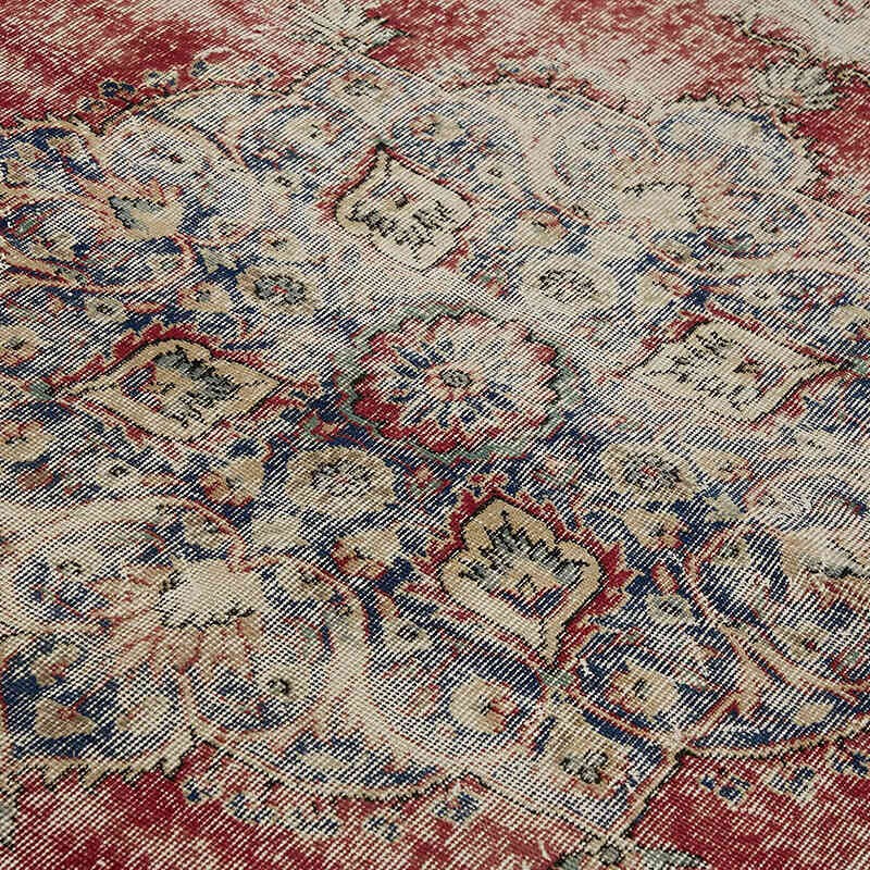 Vintage Turkish Hand-Knotted Rug - 6' 7" x 10' 10" (79" x 130") - K0082835