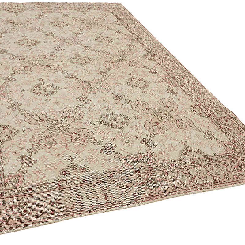 Alfombra Vintage Turca Anudada a Mano - 208 cm x 317 cm - K0082836