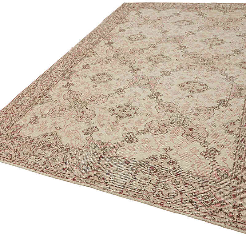 Alfombra Vintage Turca Anudada a Mano - 208 cm x 317 cm - K0082836